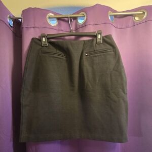 Adrienne Vittadini Black Mini Skirt